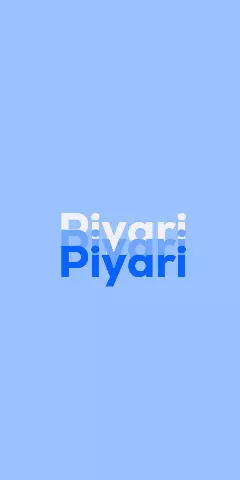 Name DP: Piyari