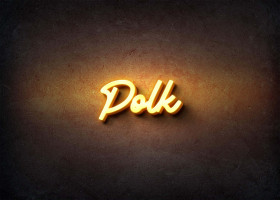 Glow Name Profile Picture for Polk