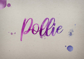 Pollie Watercolor Name DP