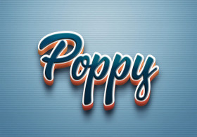 Cursive Name DP: Poppy