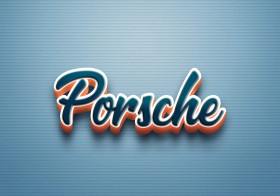 Cursive Name DP: Porsche