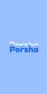 Name DP: Porsha