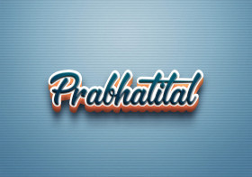 Cursive Name DP: Prabhatilal