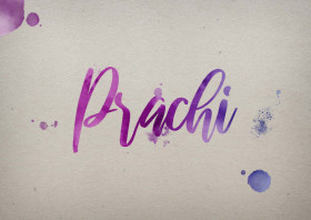 Prachi Watercolor Name DP