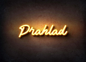 Glow Name Profile Picture for Prahlad