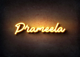 Glow Name Profile Picture for Prameela