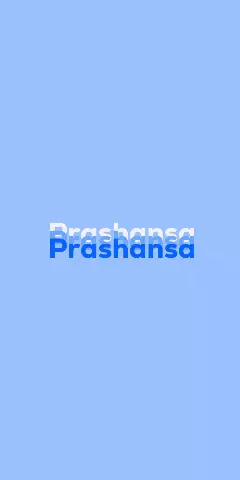 Name DP: Prashansa