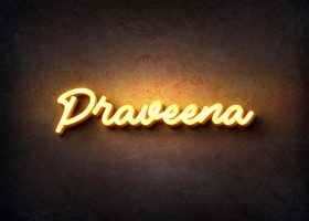 Glow Name Profile Picture for Praveena