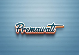 Cursive Name DP: Premawati