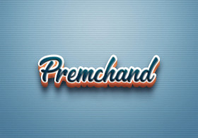 Cursive Name DP: Premchand