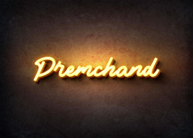 Glow Name Profile Picture for Premchand