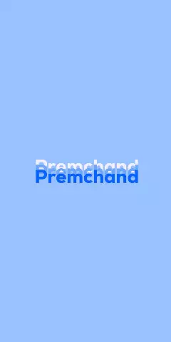 Name DP: Premchand