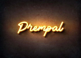 Glow Name Profile Picture for Prempal