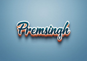 Cursive Name DP: Premsingh