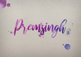 Premsingh Watercolor Name DP