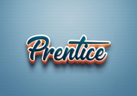 Cursive Name DP: Prentice