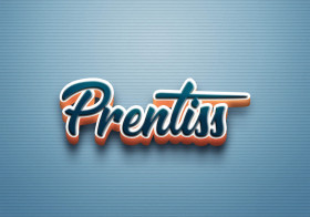 Cursive Name DP: Prentiss