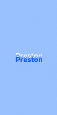 Name DP: Preston