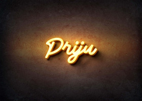 Glow Name Profile Picture for Priju