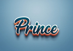 Cursive Name DP: Prince