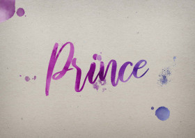 Prince Watercolor Name DP