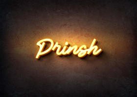 Glow Name Profile Picture for Prinsh