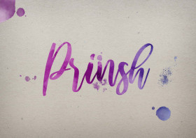 Prinsh Watercolor Name DP