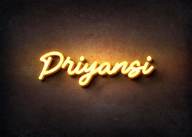 Glow Name Profile Picture for Priyansi