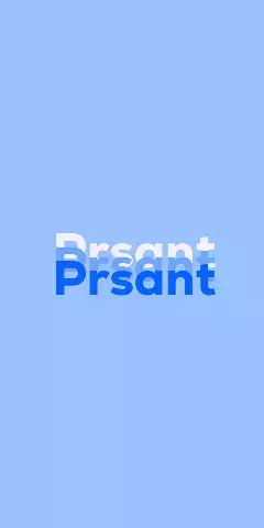 Name DP: Prsant