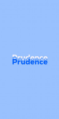 Name DP: Prudence
