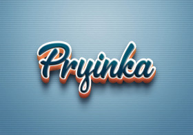 Cursive Name DP: Pryinka