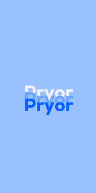 Name DP: Pryor