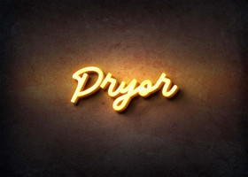 Glow Name Profile Picture for Pryor