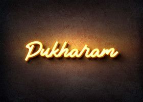 Glow Name Profile Picture for Pukharam