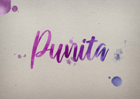 Punita Watercolor Name DP