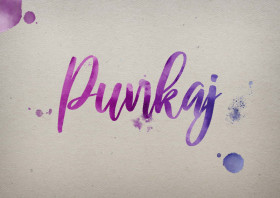 Punkaj Watercolor Name DP