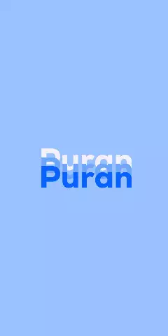 Name DP: Puran