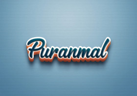 Cursive Name DP: Puranmal