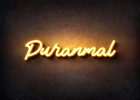 Glow Name Profile Picture for Puranmal