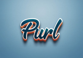 Cursive Name DP: Purl