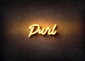 Glow Name Profile Picture for Purl