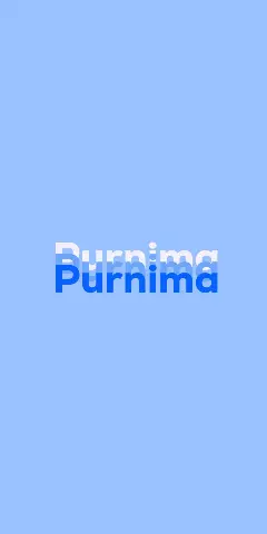 Name DP: Purnima