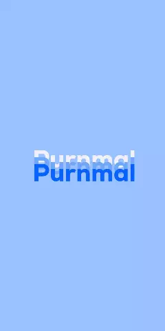 Name DP: Purnmal