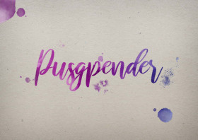 Pusgpender Watercolor Name DP