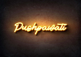 Glow Name Profile Picture for Pushpawati