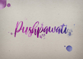 Pushpawati Watercolor Name DP