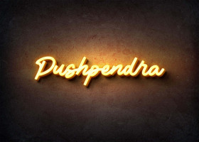 Glow Name Profile Picture for Pushpendra