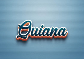 Cursive Name DP: Quiana