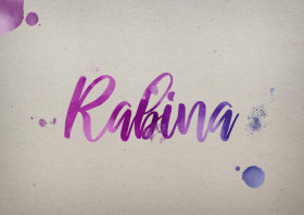 Rabina Watercolor Name DP