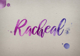 Racheal Watercolor Name DP
